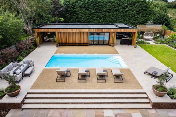 West Malling Swimming Pool Garden Design West Malling Swimming Pool Garden Design