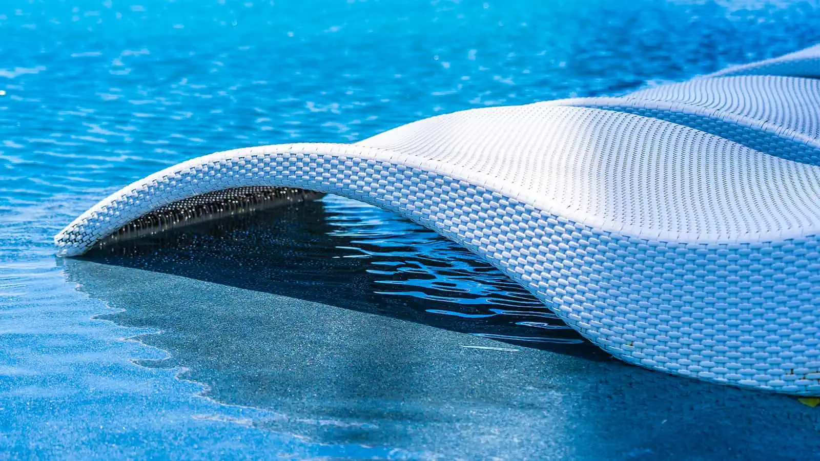 Pool tanning ledge lounger