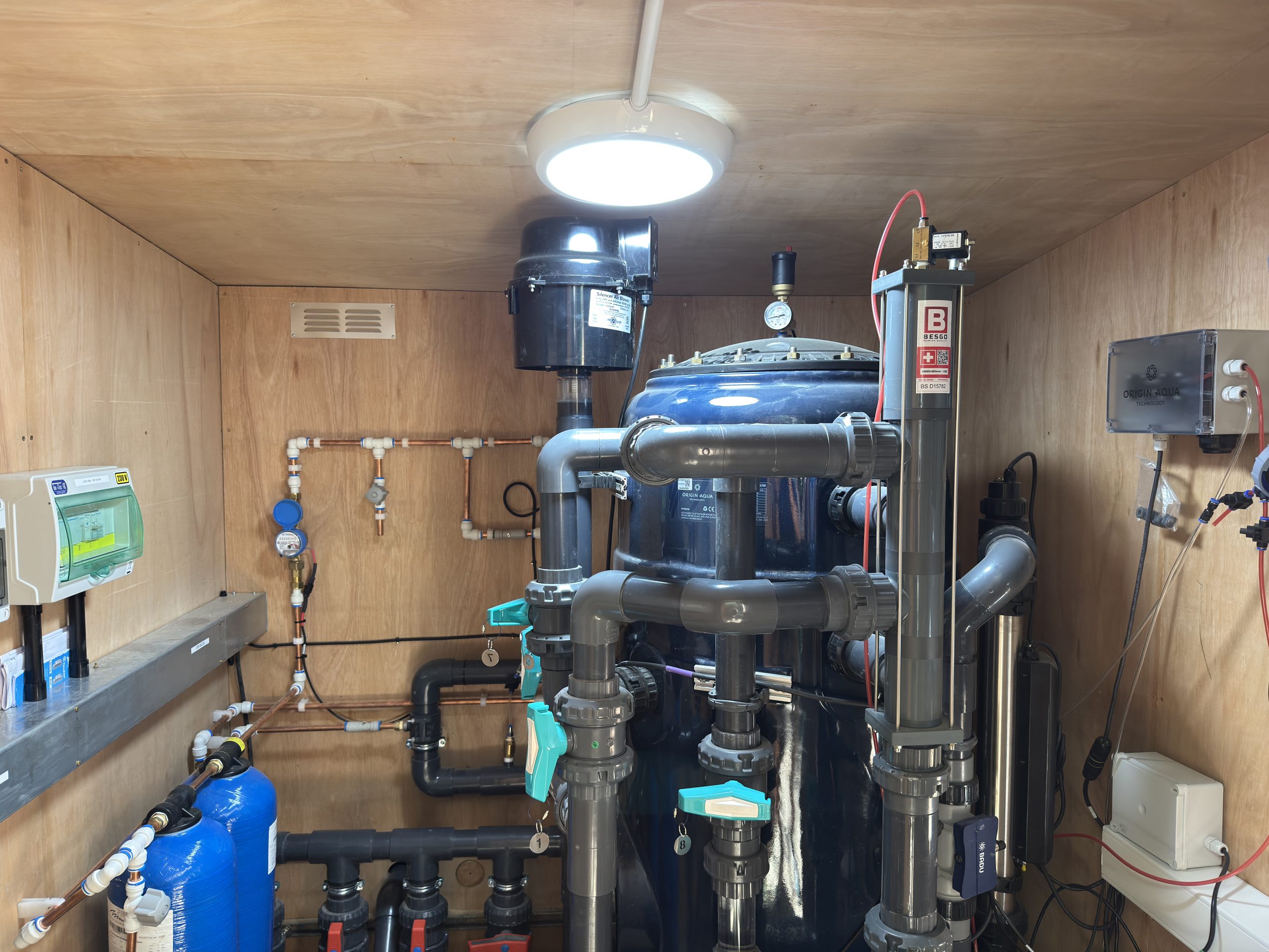 Full Origin Aqua Pump Room Picture